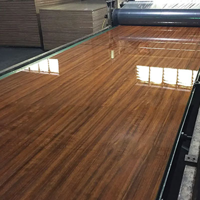 Glossy acrylic surface panel